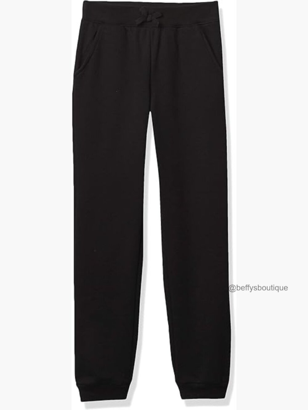 Girls Active Jogger Pants Cotton Polyester Fleece Pull On